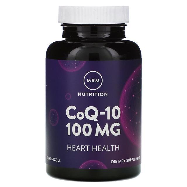 MRM, Nutrition, CoQ-10, 100 mg, 120 Softgels on Productcaster.