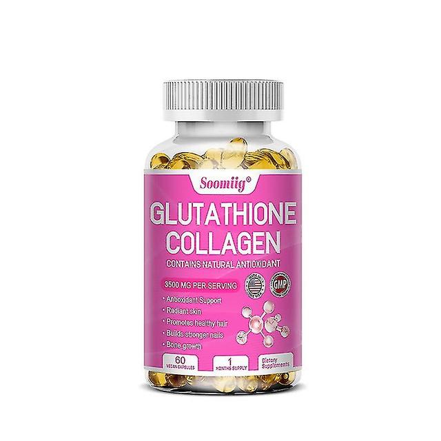 Glutatiónový kolagén Vorallme - bieliaci antioxidant podporuje vlasy, energiu pokožky a zdravie nechtov, redukuje jazvy po akné a tmavé škvrny 60 c... on Productcaster.