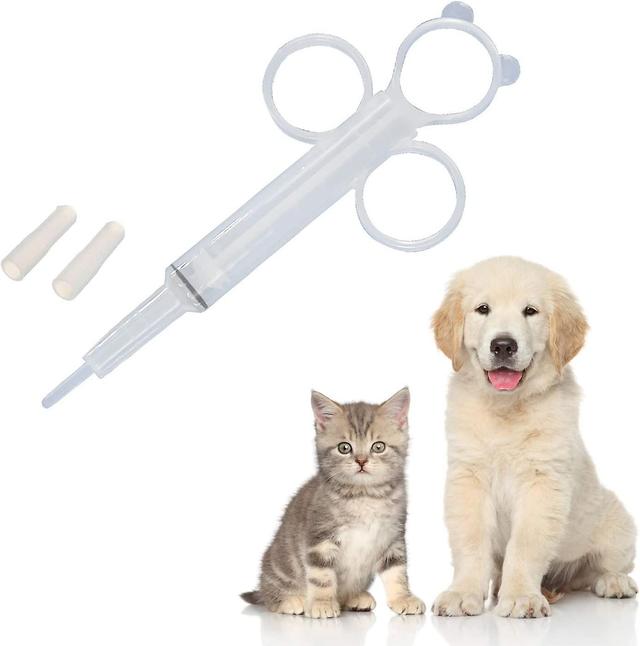 Pets Feed Solid Pills Gun Pet Pill Dispenser Dog Pill Dispenser Cat Pill Shooter Tablet Soft Tip Syringe Pet Medical Feeding Dispenser For Small Pet on Productcaster.