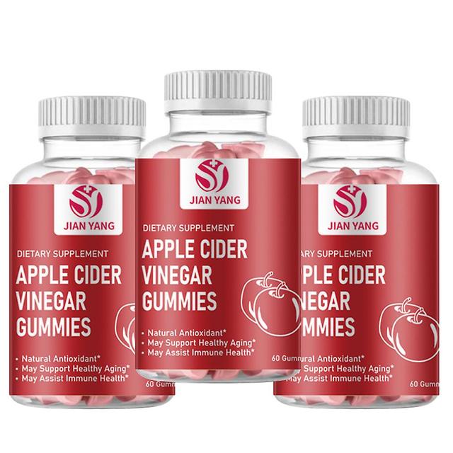 Sugar-free Apple Cider Vinegar Gummies, Support Healthy Digestion, Gut Health, Gluten-free, Vegan, Delicious Acv Sugar-free Gummies, 500 Mg Apple C... on Productcaster.