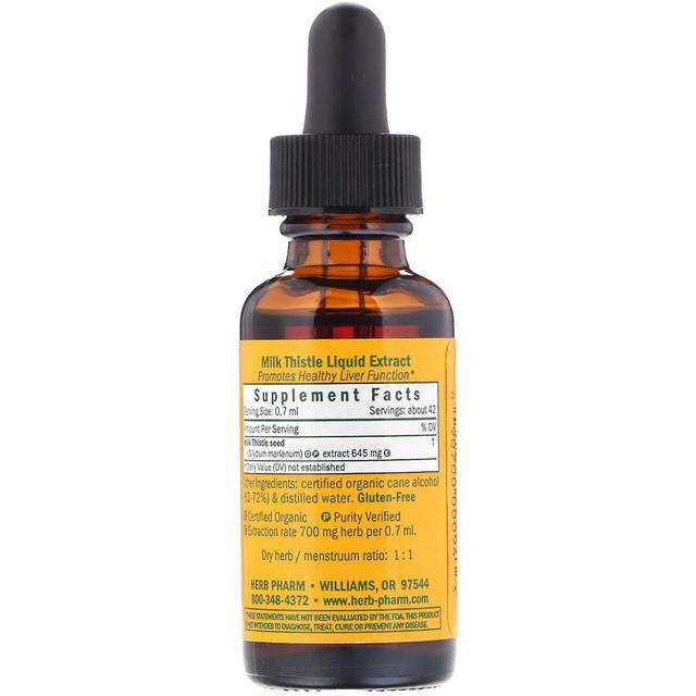 Herb Pharm, Melkdistel, 1 fl oz (30 ml) on Productcaster.