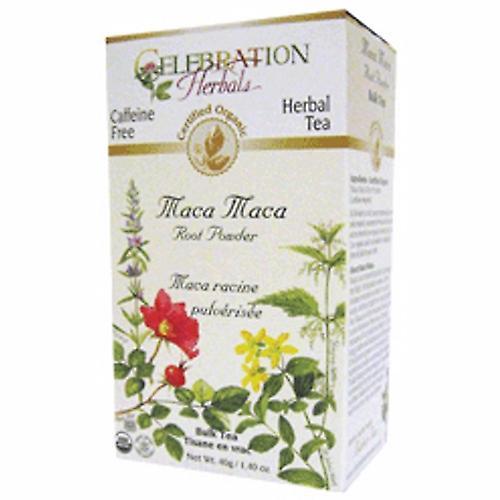 Celebration Herbals Thé en poudre de racine de Maca Maca biologique, 40 grammes (paquet de 6) on Productcaster.