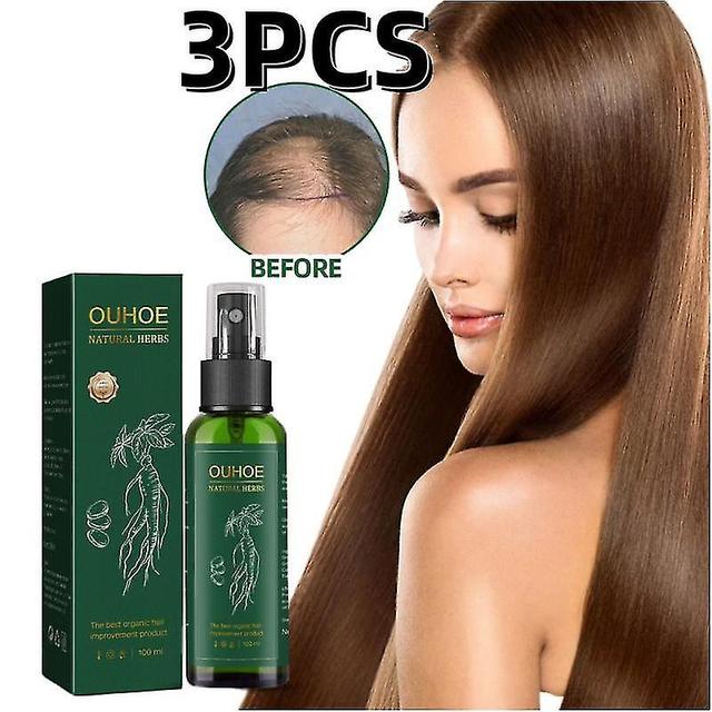 300ml Powerful Oil Prevent Hair Loss Products Essence Hair Extract Ginseng Anti-fall Spray on Productcaster.