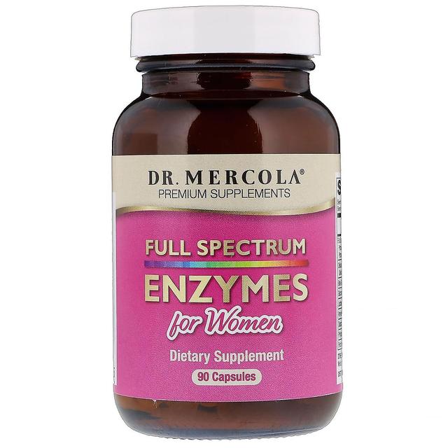 Dr. Mercola, Full Spectrum Enzymes for Women, 90 Capsules on Productcaster.