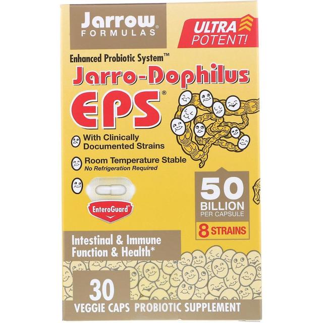 Jarrow Formulas, Jarro-Dophilus EPS, Ultra Potent, 50 Billion, 30 Veggie Caps on Productcaster.