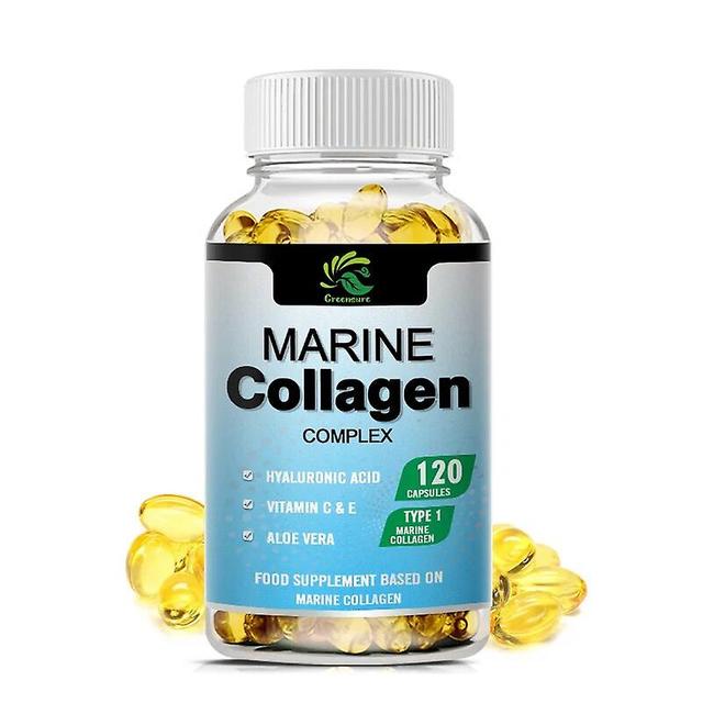 Visgaler Marine Collagen Capsules - Preserve Beauty and Youth - Promote Firm Skin, Strong Nails&Hair, Healthy Joints 1 Bottle 120 pills on Productcaster.