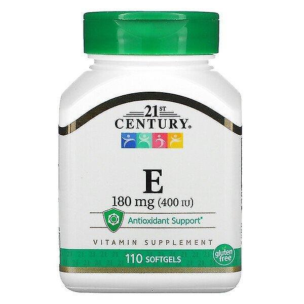 21st Century 2000-talet, E-vitamin, 180 mg (400 IE), 110 Softgels on Productcaster.