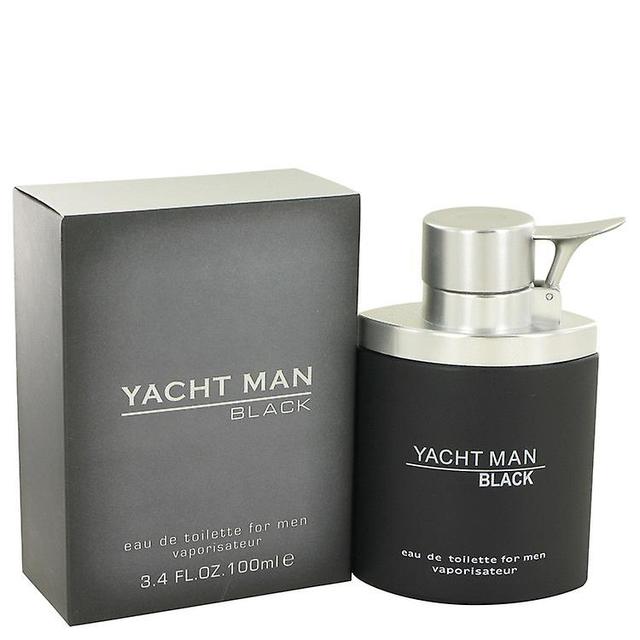 Yacht Man Black By Myrurgia EDT Spray 100ml on Productcaster.