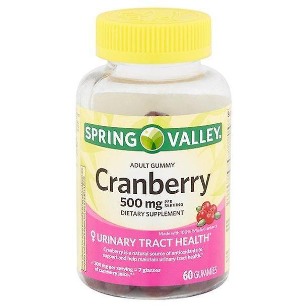 Spring Valley Cranberry Adult Gummis, 500 mg, 60 Stück on Productcaster.