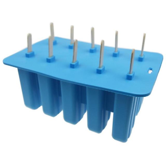 Gemdeck Silica Gel Ice Cream Mould Popsicle Mold 10 With High Quality Blue on Productcaster.