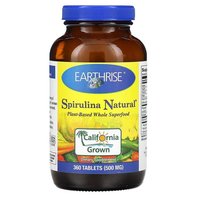 Earthrise, Spirulina Natural, 500 mg, 360 Tablets on Productcaster.