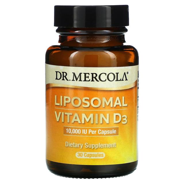 Dr. Mercola, Liposomal vitamin D3, 10,000 IE, 30 Kapslar on Productcaster.