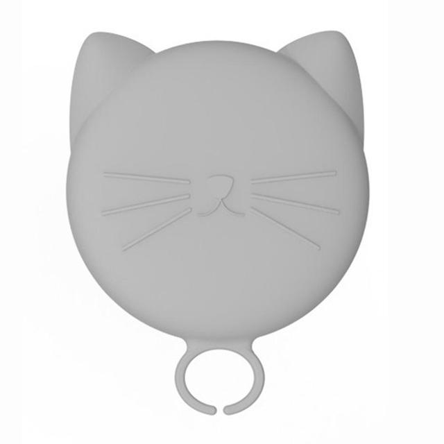 Pet Can Lid/spoon Multipurpose Pet Sealing Food Cover Spoon Leak-proof Pet Can Sealed Cover Grey on Productcaster.