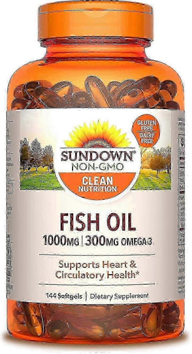 Sundown naturals fish oil, 1000 mg, softgels, 144 ea on Productcaster.