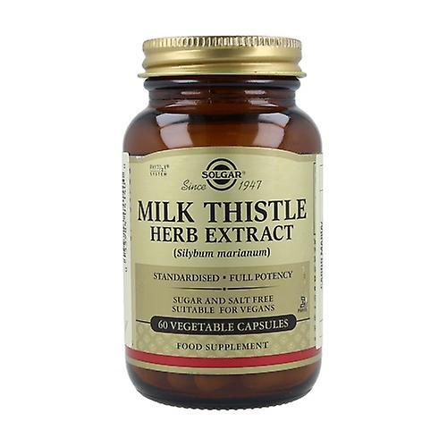 Solgar Milk Thistle Herb 60 vegetable capsules on Productcaster.