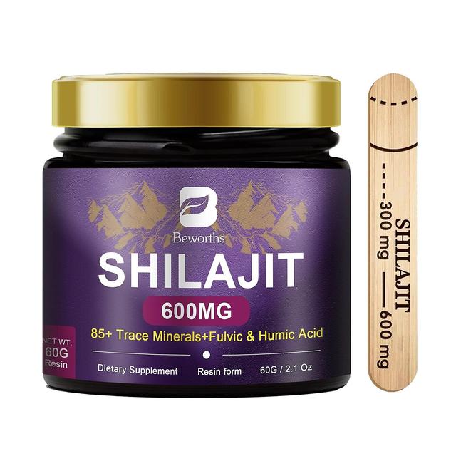 Hikig Fast Pure Himalayan Shilajit Resin 60g, Natural Pure Shilajits Organic with Fulvic Acid Tested 85+ Trace Minerals 1bottle on Productcaster.