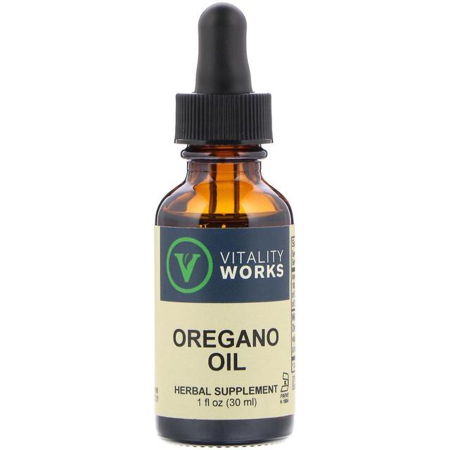 Vitality Works Opere di vitalità, Olio di Oregano, 1 fl oz (30 ml) on Productcaster.