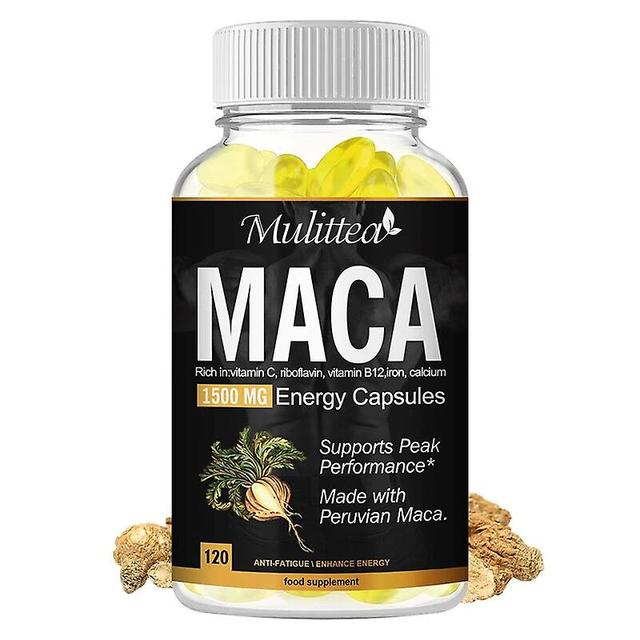 2X Plant Root Extract Maca for Potent Stamina Strength Male Energy Supplements Capsules Men's Sports EnergyTIB TIB . 120pcs on Productcaster.