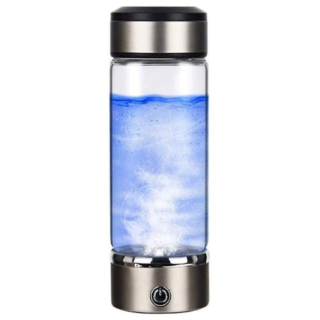 SML Hydrogen Water Bottle, Portable Hydrogen Water Ionizer Machine, Ion Hydrogen Water Cup, Hydrogen Rich Water Glass Health Cup For Home Travel Grey on Productcaster.