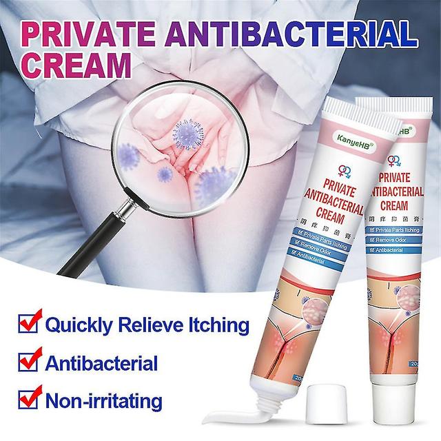 3x Women's Itching Cream for Private Part Remove Odor Vaginal Antibacterial Anti Itch Female Vaginitis Burning Redness Ointment on Productcaster.