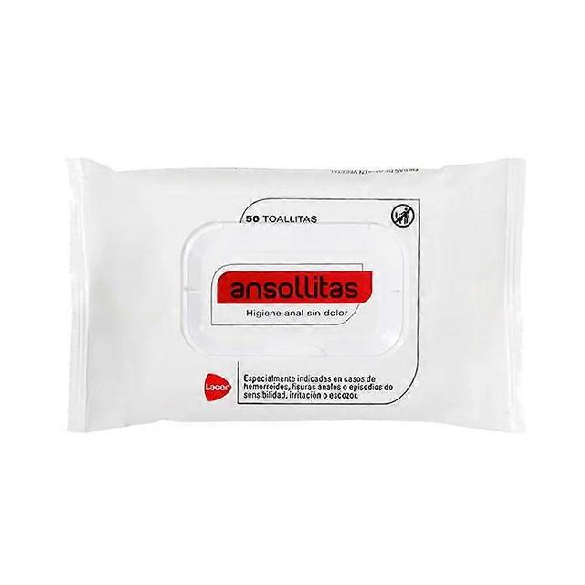 Lacer ansollitas anal hygiene wipes 50 units on Productcaster.