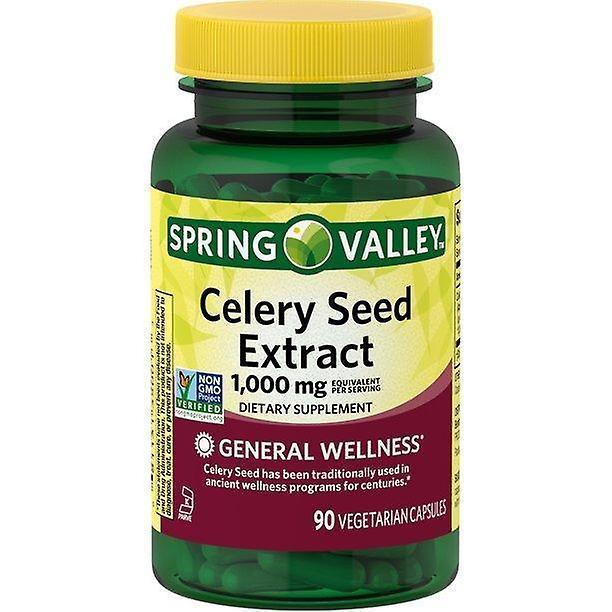 Spring valley celery seed extract, vegetarian capsules, 1,000 mg, 90 count on Productcaster.