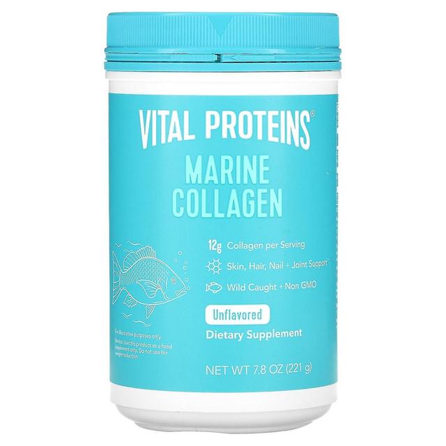 Vital Proteins, Kolagen morski, Dziko złowiony, Bez smaku, 7.8 oz (221 g) on Productcaster.