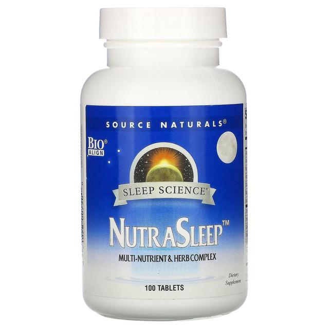 Source Naturals Fonte Naturals, Ciência do Sono, NutraSleep, 100 Comprimidos on Productcaster.