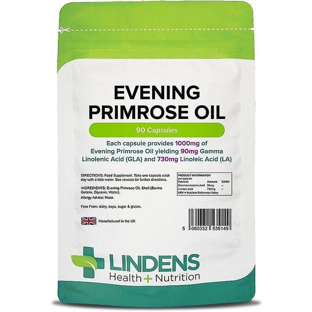 Lindens Evening Primrose Oil 1000mg Capsules 90 (5149) on Productcaster.