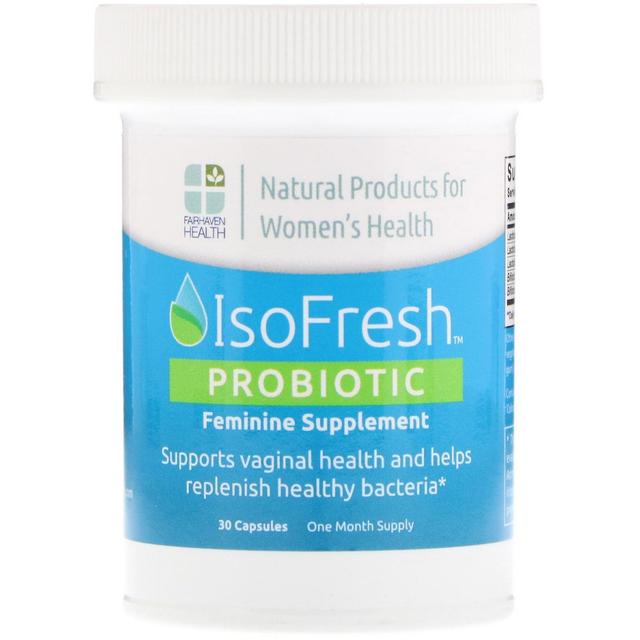 Fairhaven Health, IsoFresh Probiotic for Feminine Balance, 30 Capsules on Productcaster.