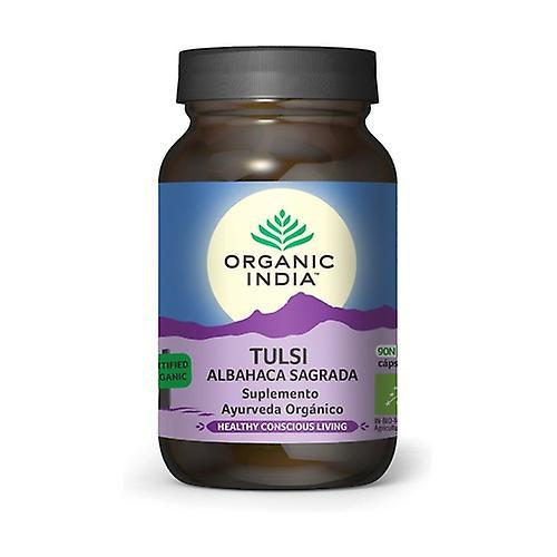 Organic India Organická Tulsi (Svätá bazalka) 90 rastlinných kapsúl on Productcaster.