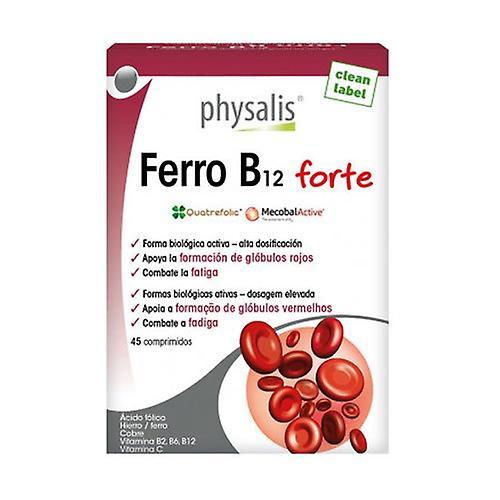 Physalis Iron + B12 forte 45 tablets on Productcaster.