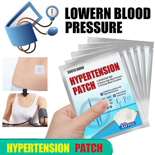 10pcs Antihypertensive Sticker Herbal Extracts Plant Soothing Hypertension Patch on Productcaster.