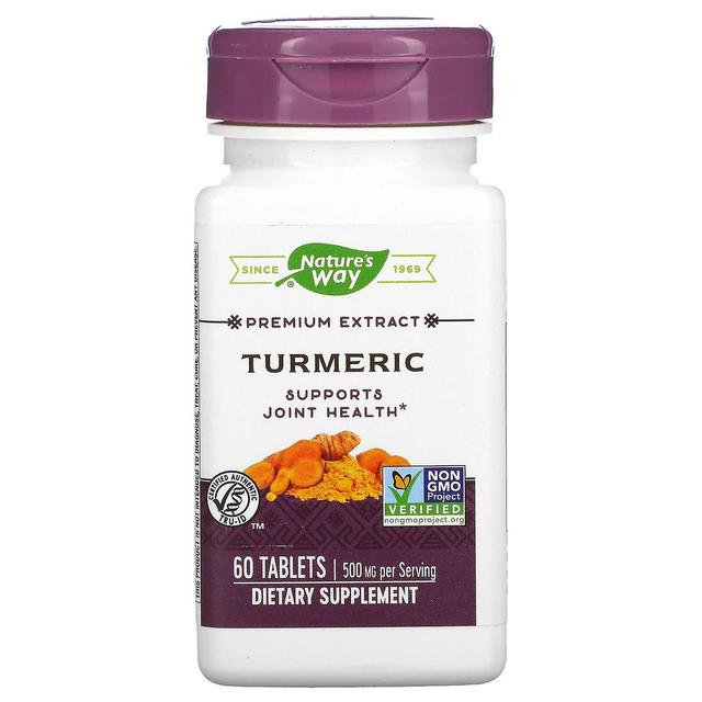 Nature's Way, Premium Extract, Turmeric, 500 mg , 60 Tablets on Productcaster.