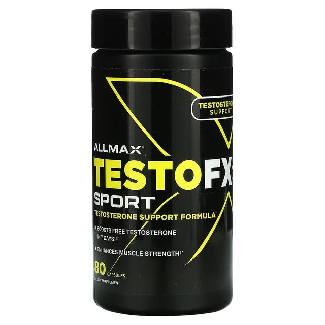 ALLMAX, TestoFX Sport, Testosterone Support Formula, 80 Capsules on Productcaster.