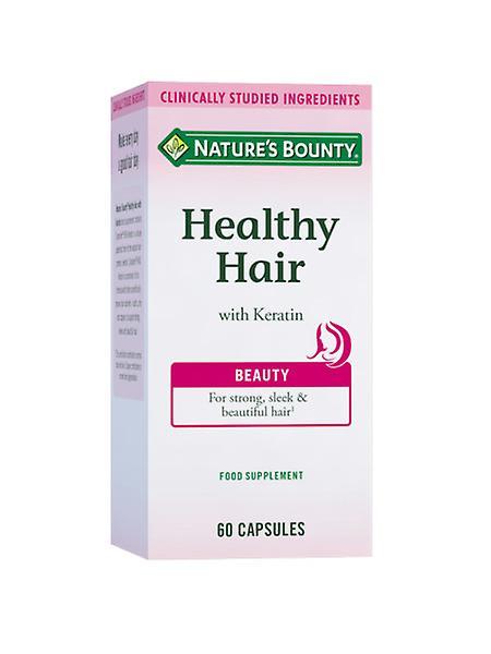 Natures Bounty Healthy Hair with Keratin, 60 Capsules on Productcaster.