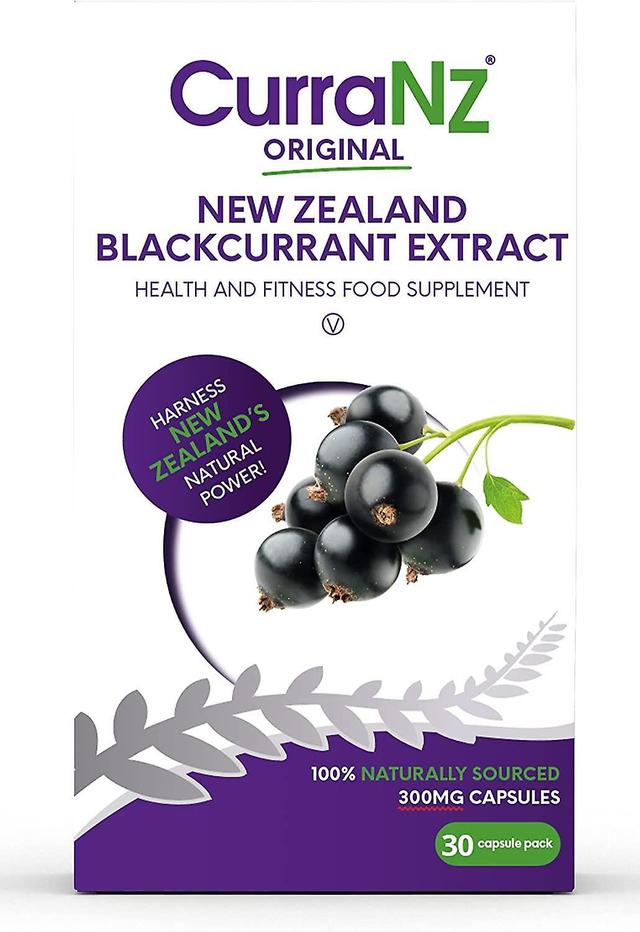 CurraNZ Natural New Zealand Blackcurrant Extract 30 Capsules on Productcaster.