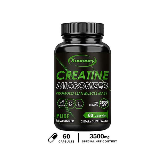 Vorallme Maximum Strength Creatine Monohydrate 3500 Mg 120 Capsules Supports Brain And Focus, Enhances Strength And Athletic Performance 60 Capsules on Productcaster.