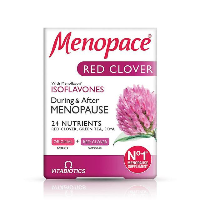 Vitabiotics Vitabiootit Menopace Red Clover Hormonaalinen säätely Multivitamiinilisä -56 on Productcaster.