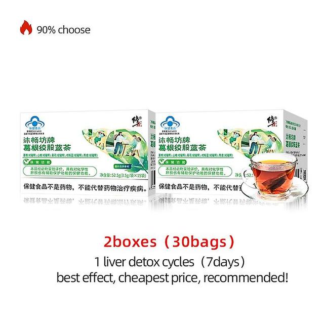 Tib Liver Tea Pueraria Mirifica Gynostemma Pentaphyllum Chrysanthemum Kudzu Root Extract Supplements Cfda Approval 2box hot sale on Productcaster.