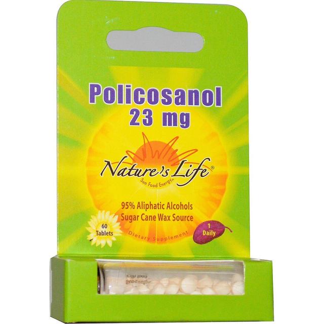 Nature's Life Luonnon elämä, Policosanol, 23 mg, 60 tablettia on Productcaster.