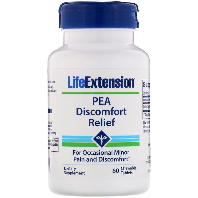 Life Extension, PEA Discomfort Relief, 60 Chewable Tablets on Productcaster.