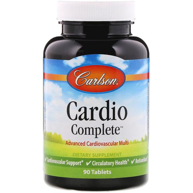 Carlson Labs, Cardio Complete, Advanced Cardiovascular Multi, 90 Tablets on Productcaster.