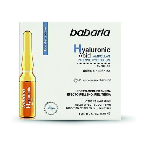 Babaria Hyaluronic Acid Vials 5 ampoules on Productcaster.