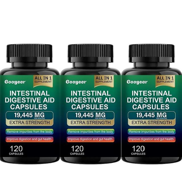 3bottles Daily Digestive Aid Capsules For Gut Health 120 Capsules Digestion on Productcaster.