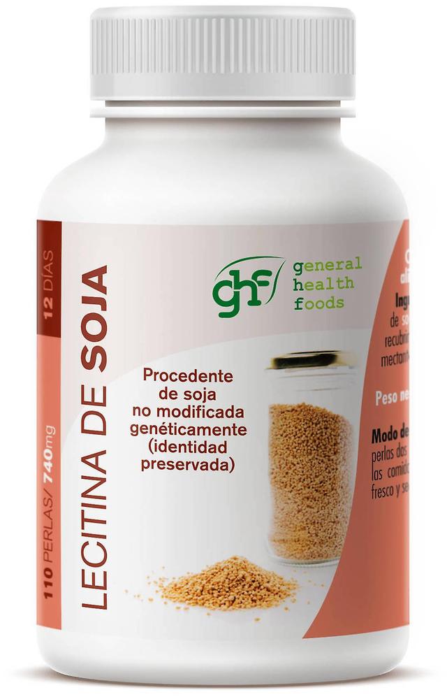 General Health Foods GHF Soy Lecithin 110 Pearls 740 mg 114 gr on Productcaster.