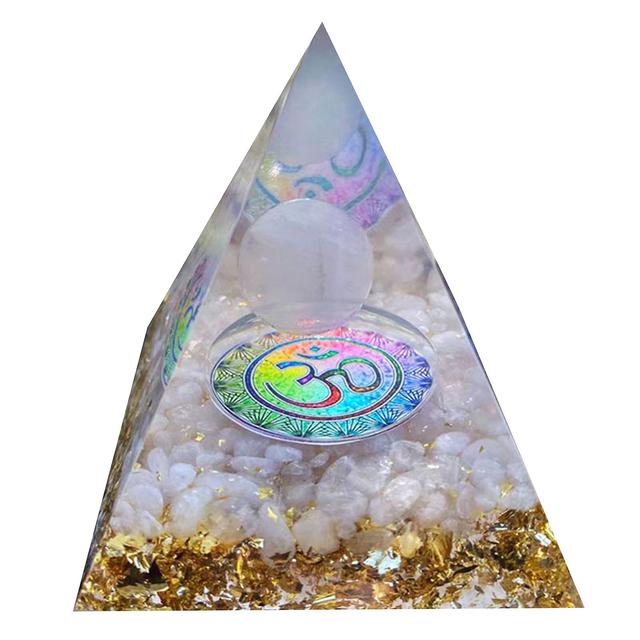 Crystal Pyramid Protection & Positive Energy Generator For Anxiety Relief 9 on Productcaster.