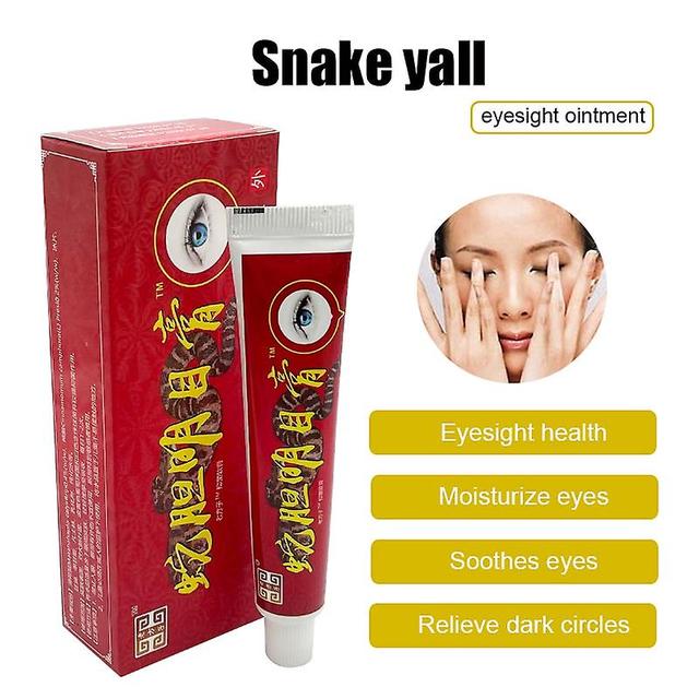 Coscelia 20g Snake Venom Herbal Cream Improve Eyesight Relieve Eye Fatigue Dryness Eyesight Eye Care Ointment on Productcaster.