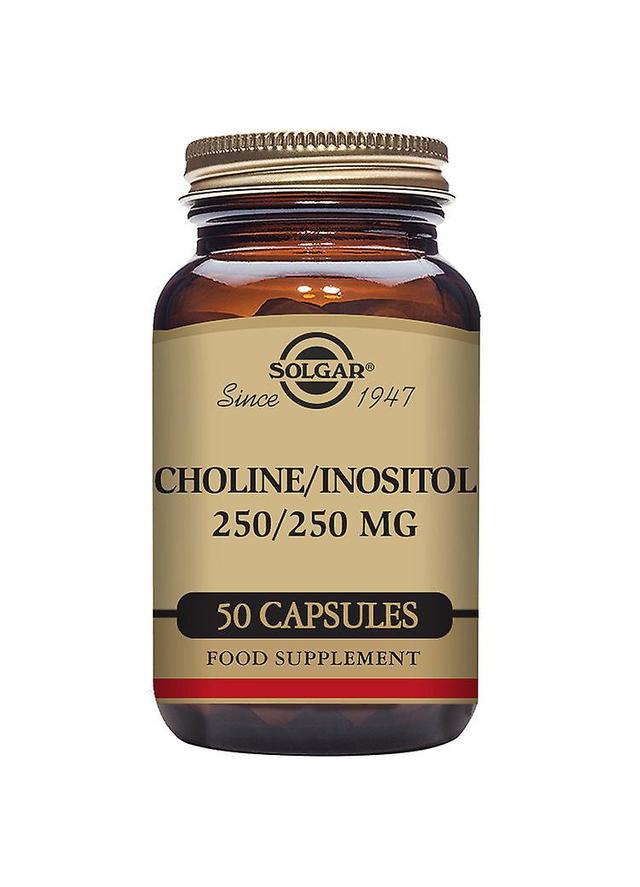 Solgar cholín/inozitol 250/250mg 50's on Productcaster.