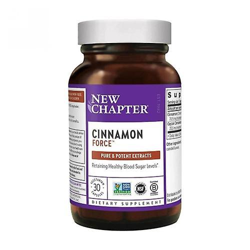 New Chapter Cinnamon Force, 30 Liquid Veg Caps (Pack of 1) on Productcaster.